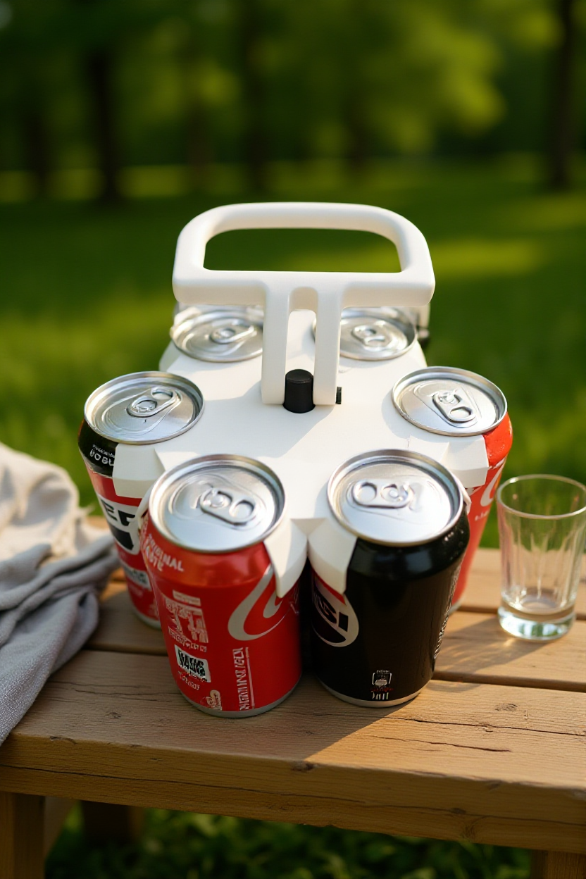 Dåse holder - Seks løber uden tekst eller logo